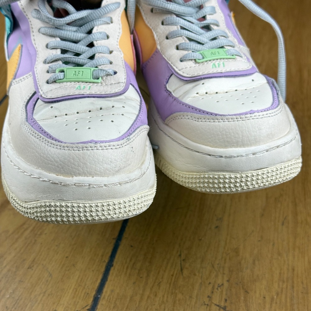 Nike Air Force 1 Shadow Pastel Multi Color Athletic Shoes Sneakers Women's - Picture 11 of 15